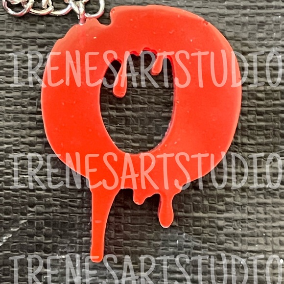 HORROR LETTER O KEYCHAIN - Picture 1 of 1